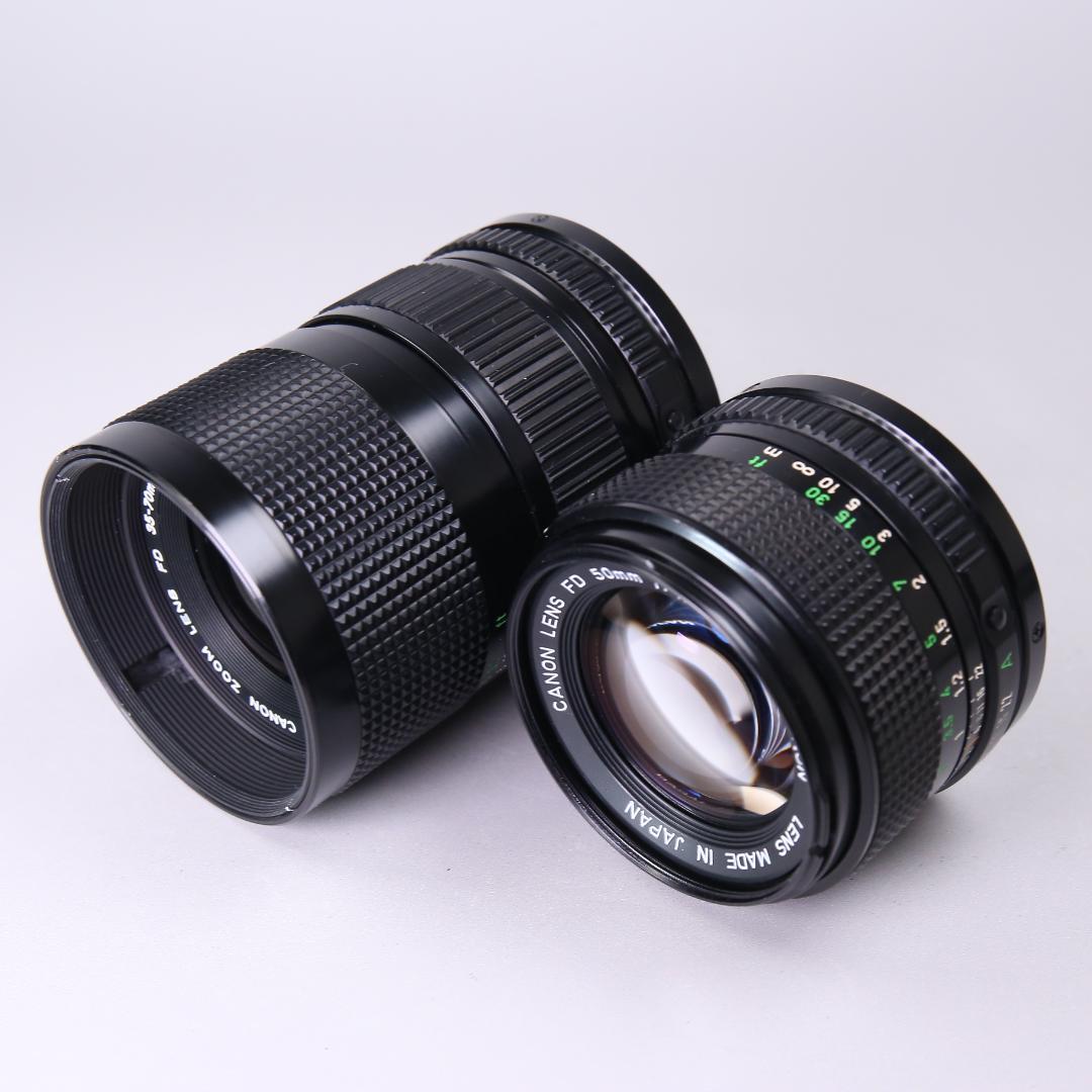 ☆完全動作＆美品☆Canon AE-1 PROGRAM レンズ２本　＃510