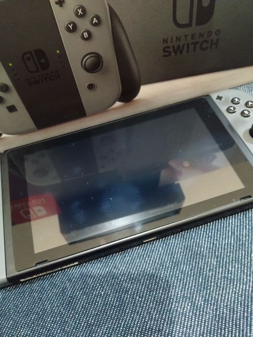 ふ*w様 Nintendo Switch グレー 本体　SDカード付き