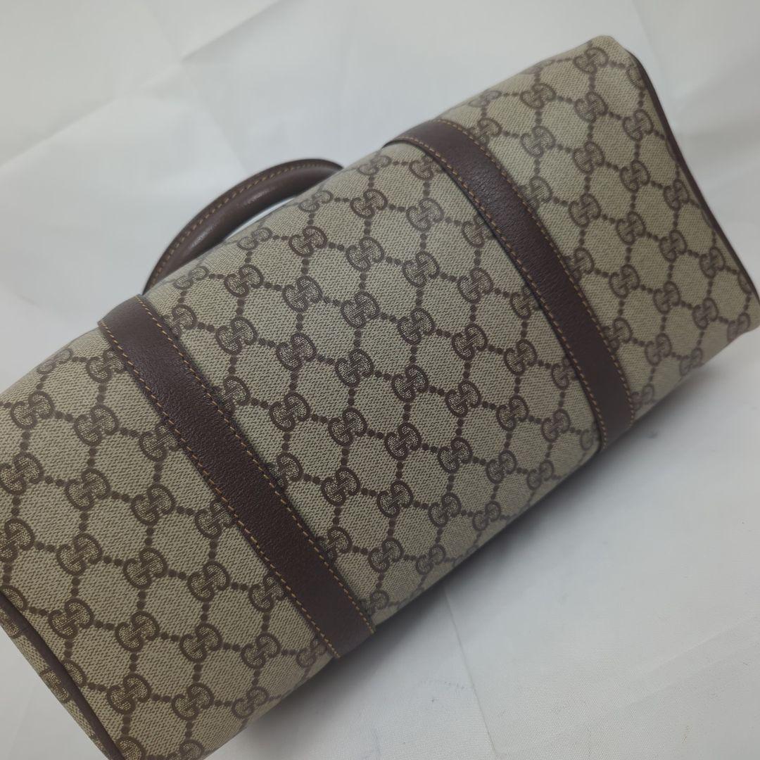 【良品】GUCCI オールド グッチ GG柄 ミニボストン ハンドバッグ