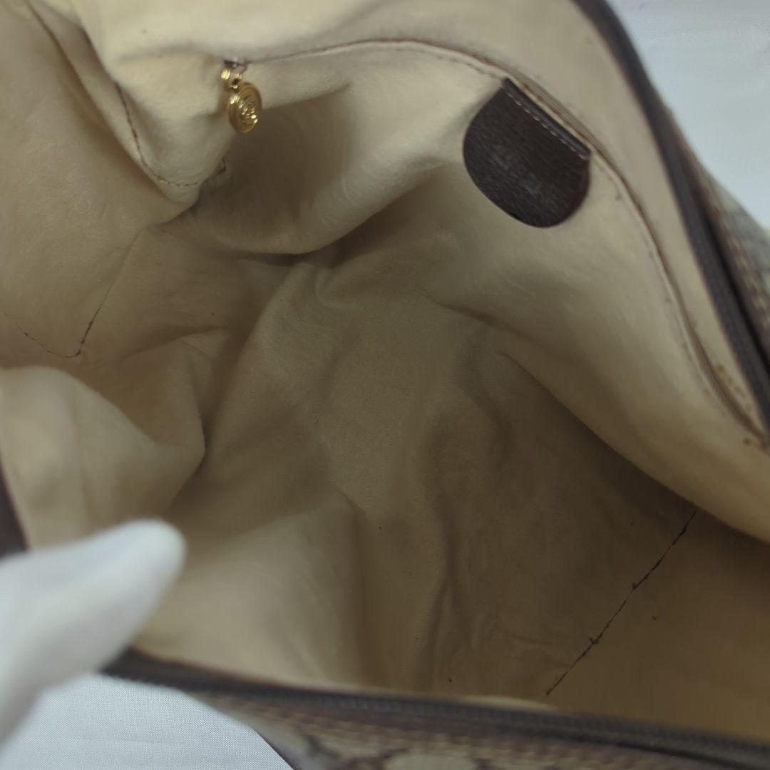 【良品】GUCCI オールド グッチ GG柄 ミニボストン ハンドバッグ