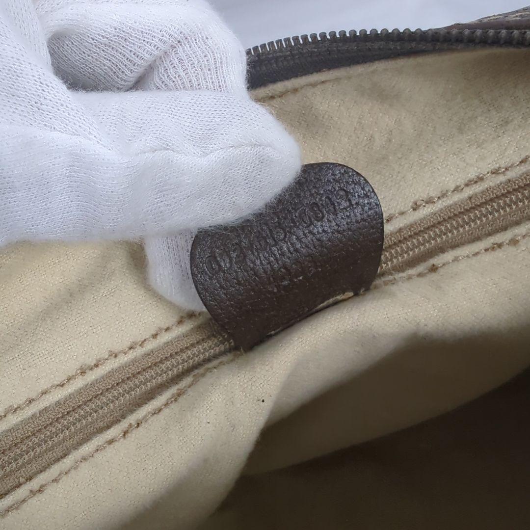 【良品】GUCCI オールド グッチ GG柄 ミニボストン ハンドバッグ