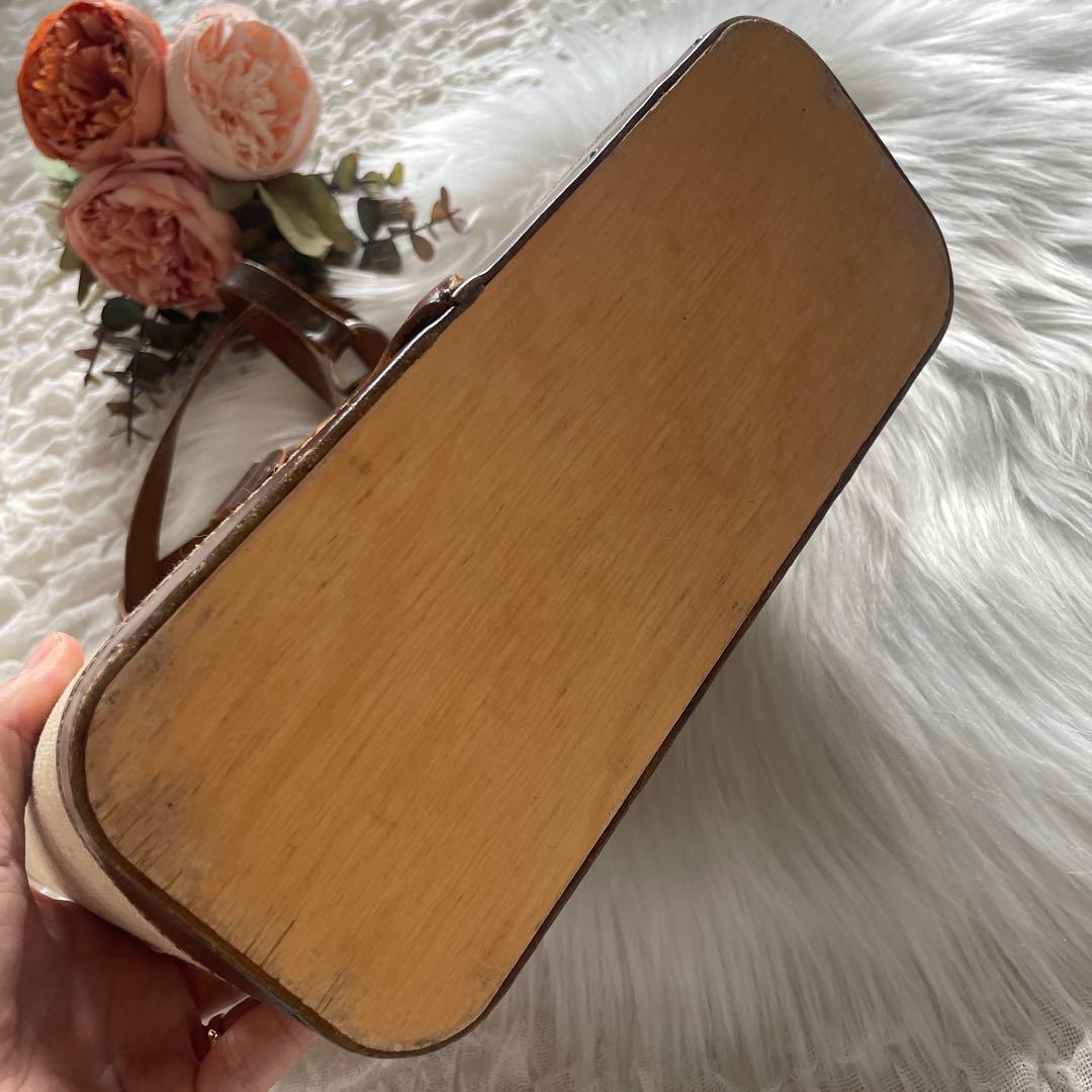 70Sヴィンテージ　Enid Collins/エニッドコリンズバッグ　鳥かご　花