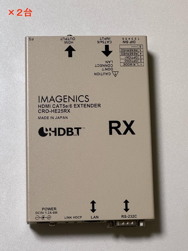 【値下げできます】HDMI送受信２セット