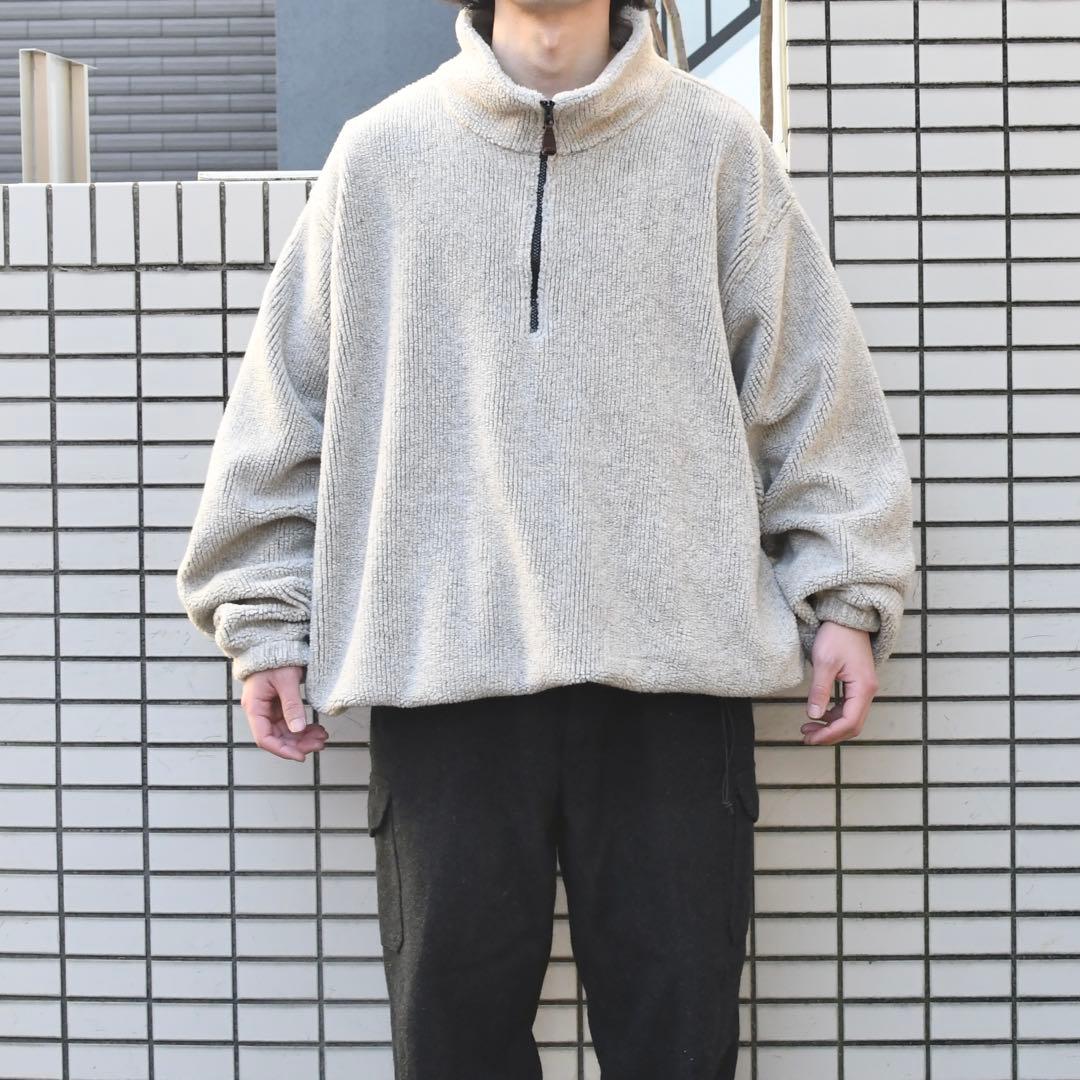 古着 Cabela's 3XL オーバーサイズ ハーフジップ フリース