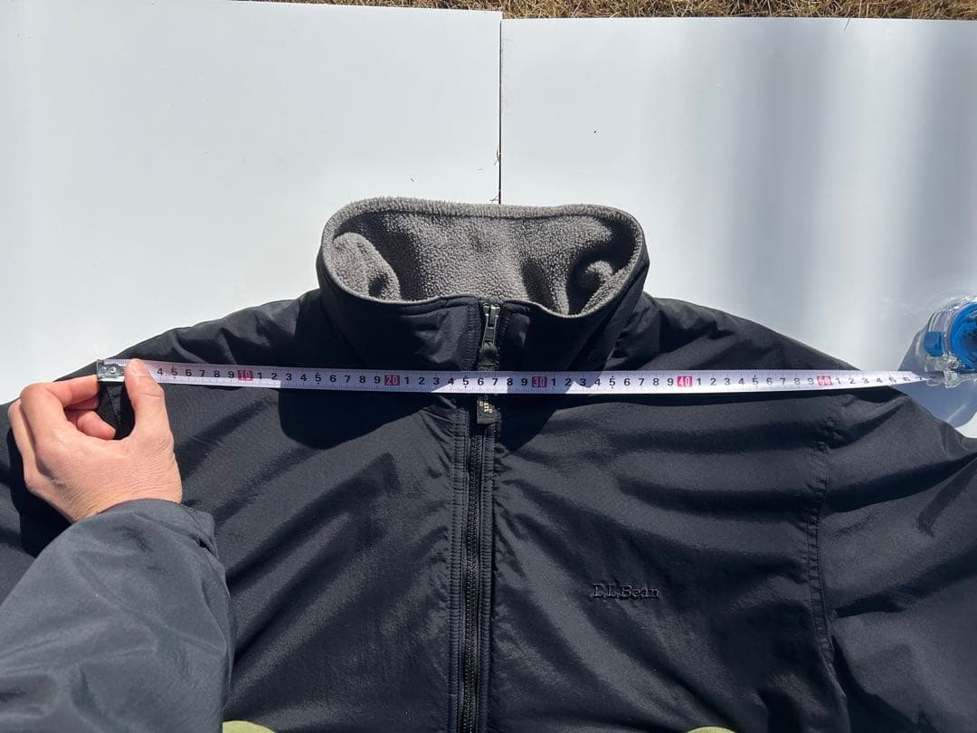 L.L.Bean warm-up jacket black 黒