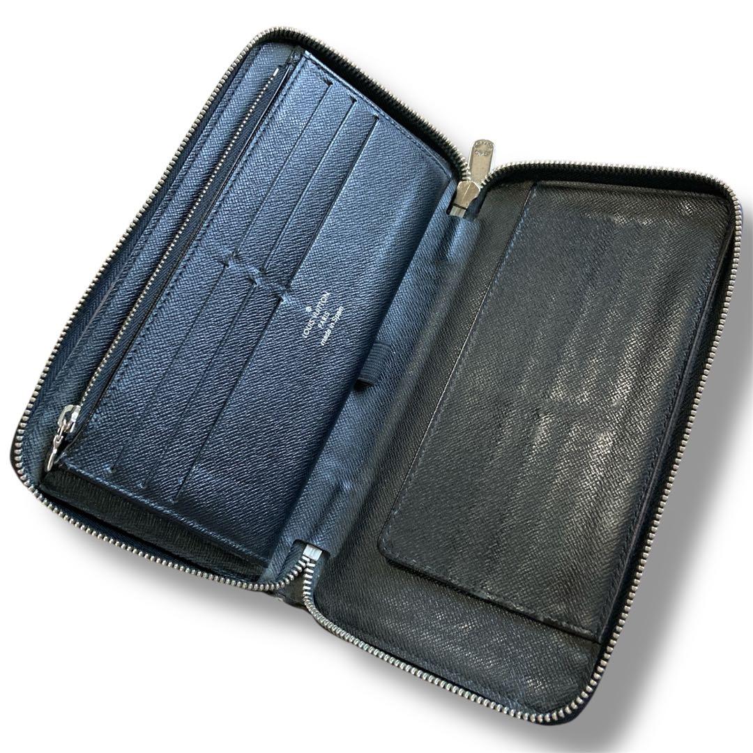 LOUIS VUITTON スペイン製 ダミエ 長財布 ジッピー オーガナイザー