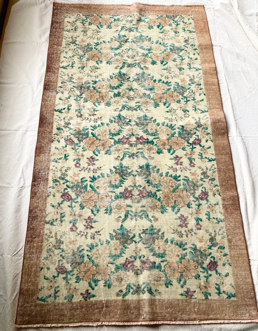 トルコヴィンテージラグ113×206