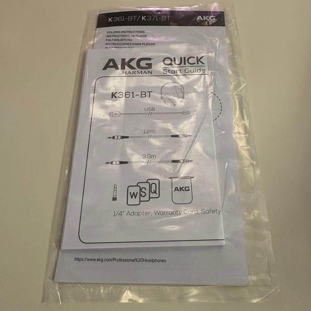 ヘッドホン AKG K371-BT