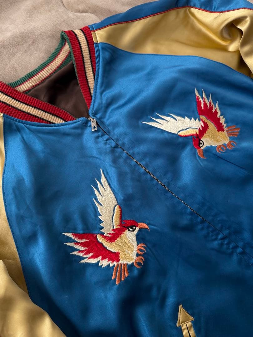 テーラー東洋 ２面用 鷲 龍 日本限定 スカジャン vintage サテン