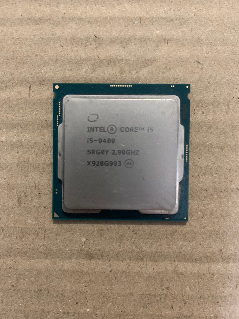 【動作確認済み】Intel Core i5-9400 & i7-9700 CPU