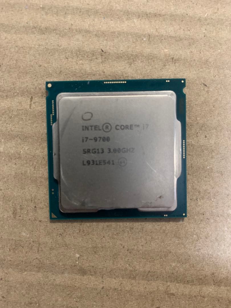 【動作確認済み】Intel Core i5-9400 & i7-9700 CPU