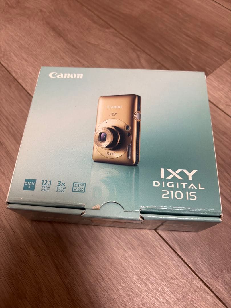 キヤノンデジカメ　Canon IXY DIGITAL 210 IS ゴールド