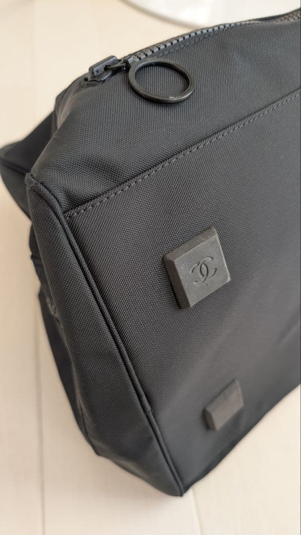 CHANEL ブラック ボストンバッグ　ゴルフ、ジムにも