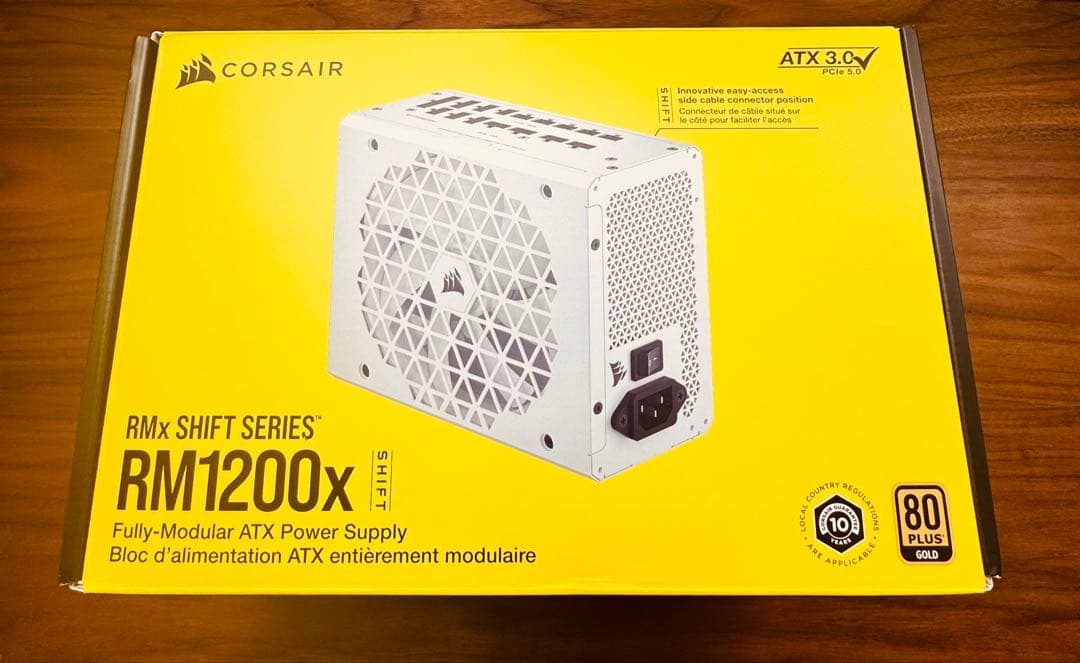 CORSAIR RM1200x SHIFT White 1200W 電源