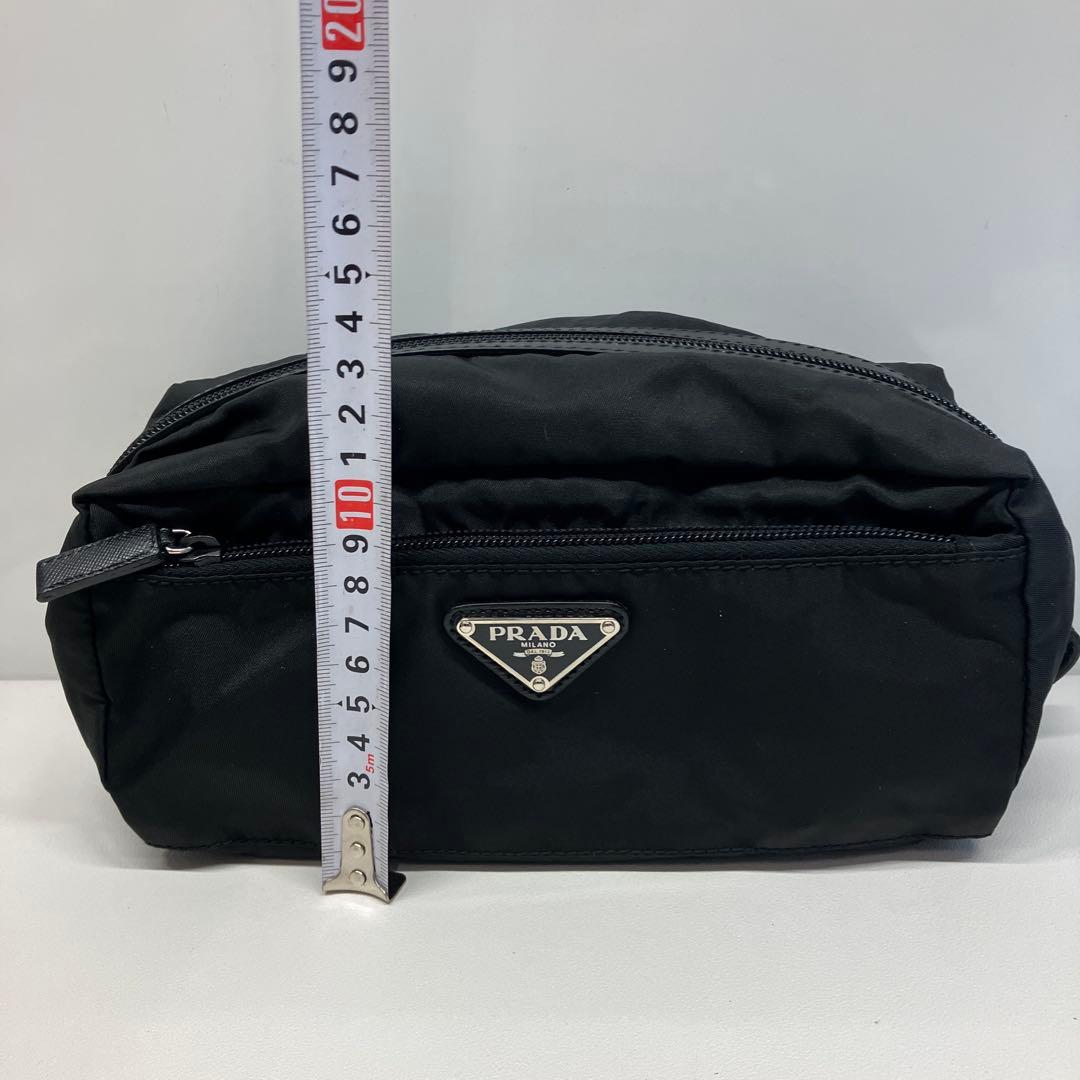 美品 PRADA MV28 プラダ セカンドバッグ サフィアーノ ナイロン