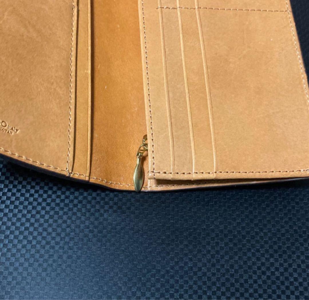 シェルコードバン ロカド 二つ折り 長財布 小銭入れ 馬革 ダークグリーン