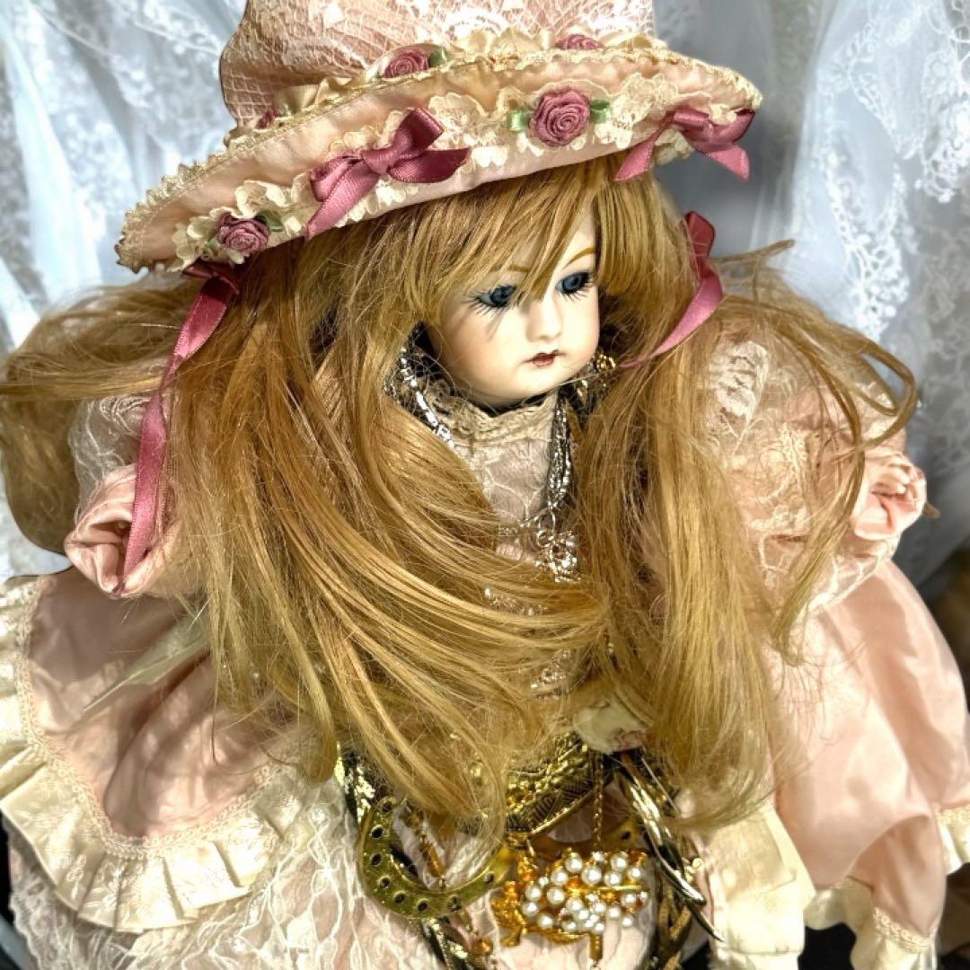 沙羅 アンティーク ビスクドール ゴーチェ ヘッド✕現代ビスクボディ再構成