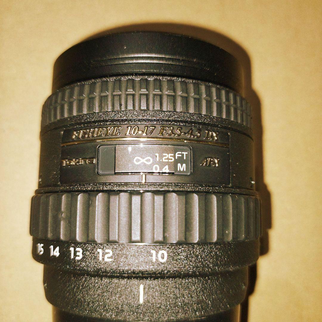 TokinaATX FISHEYE10-17mmf3.5-4.5DX Fマウント
