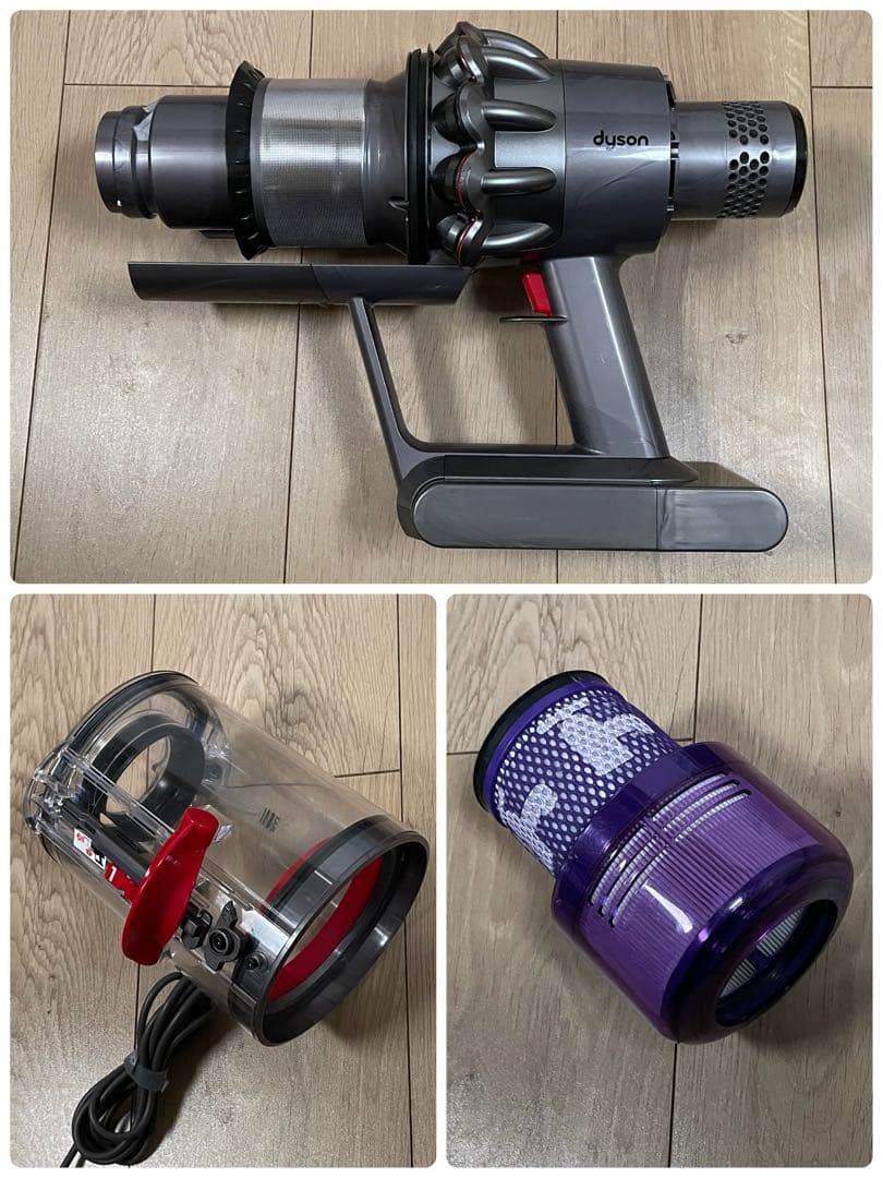 ダイソン③ SV14 V11 新品伸縮パイプ　２ヘッドから選択　補強トリガー装着