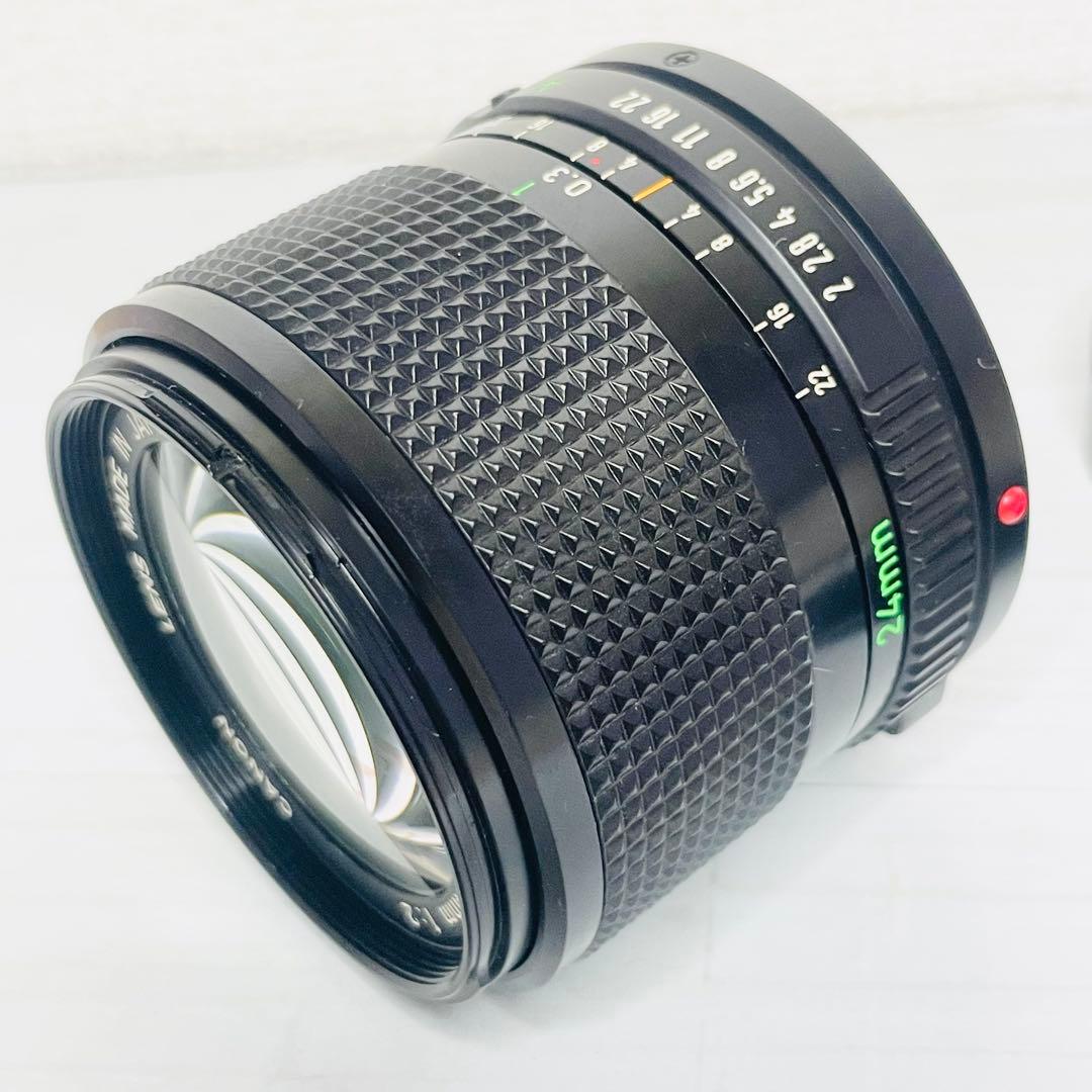 【美品】Canon NEW FD 24mm F2 フード BW-52C 希少
