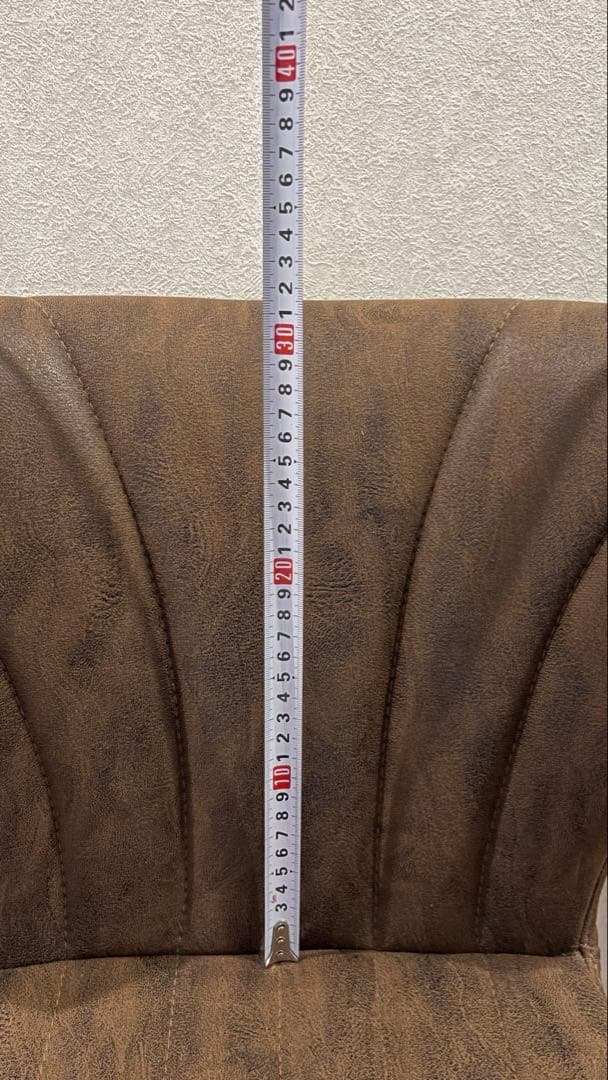 SALE❣️スエード風カウンターチェア　ブラウン 【1脚】