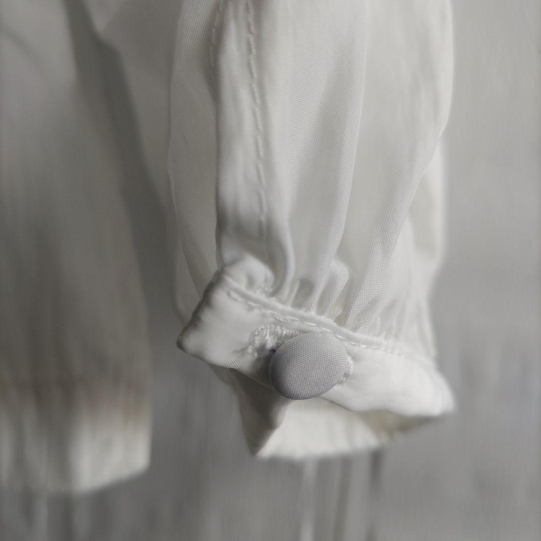 美品✨MACHATT 　マチャット　プリーツカラーブラウス 　ビッグカラー