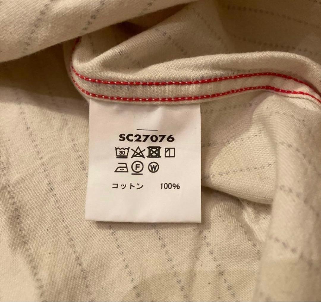 シュガーケーン FICTION ROMANCE ホワイトウォバッシュ シャツ