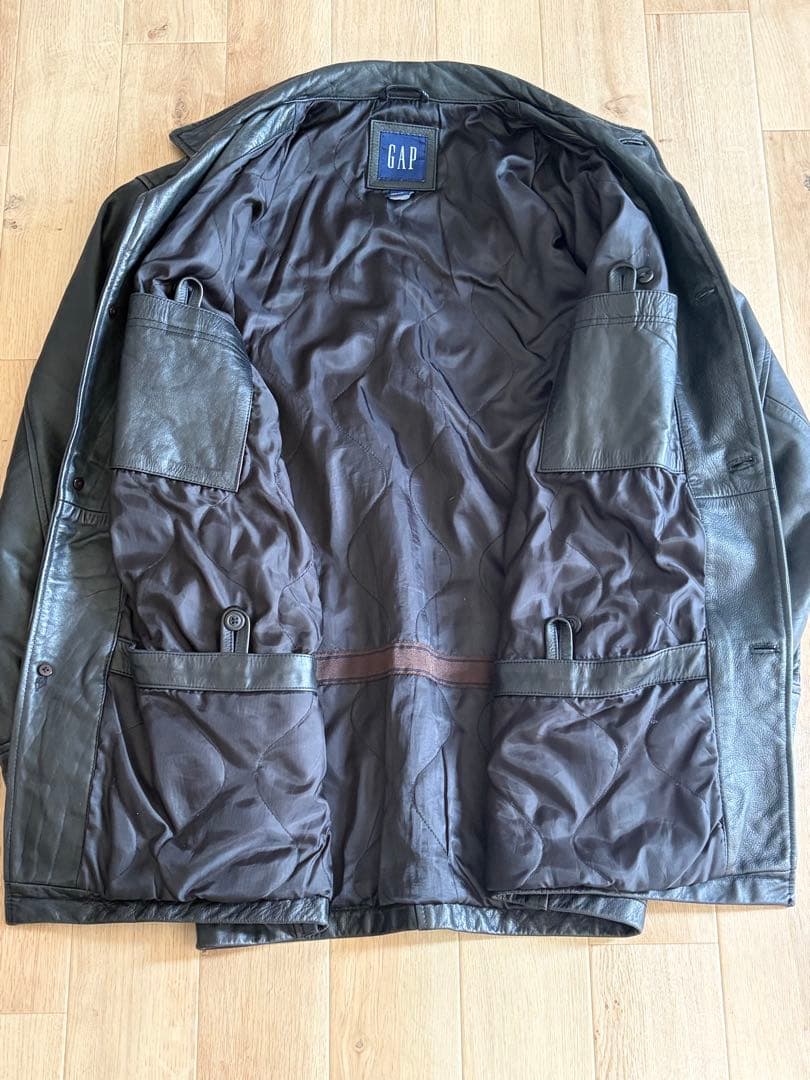 OLD GAP レザー カーコート　希少サイズ 野村訓一 着用 Lサイズ