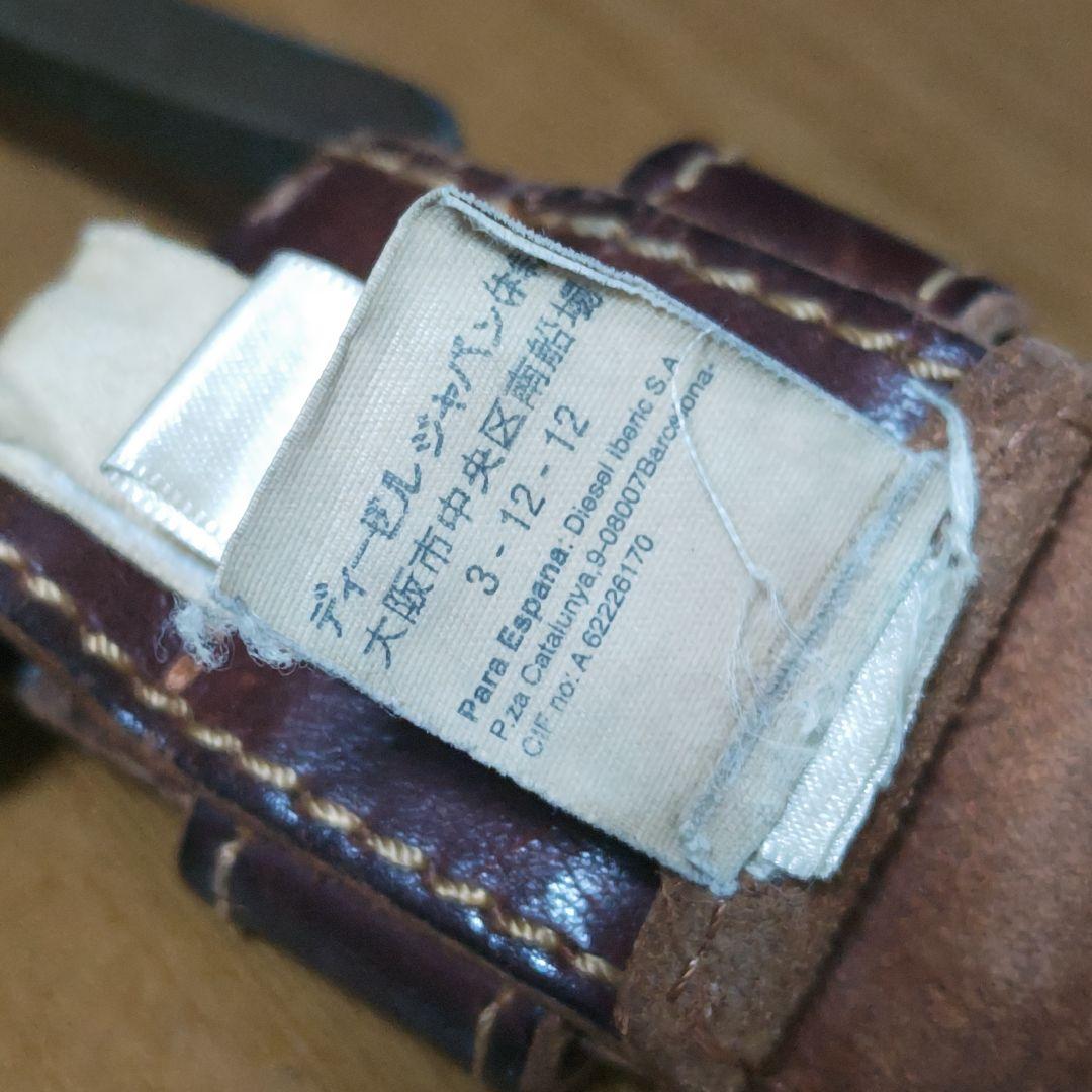DIESEL 本革 ベルト イタリア製
