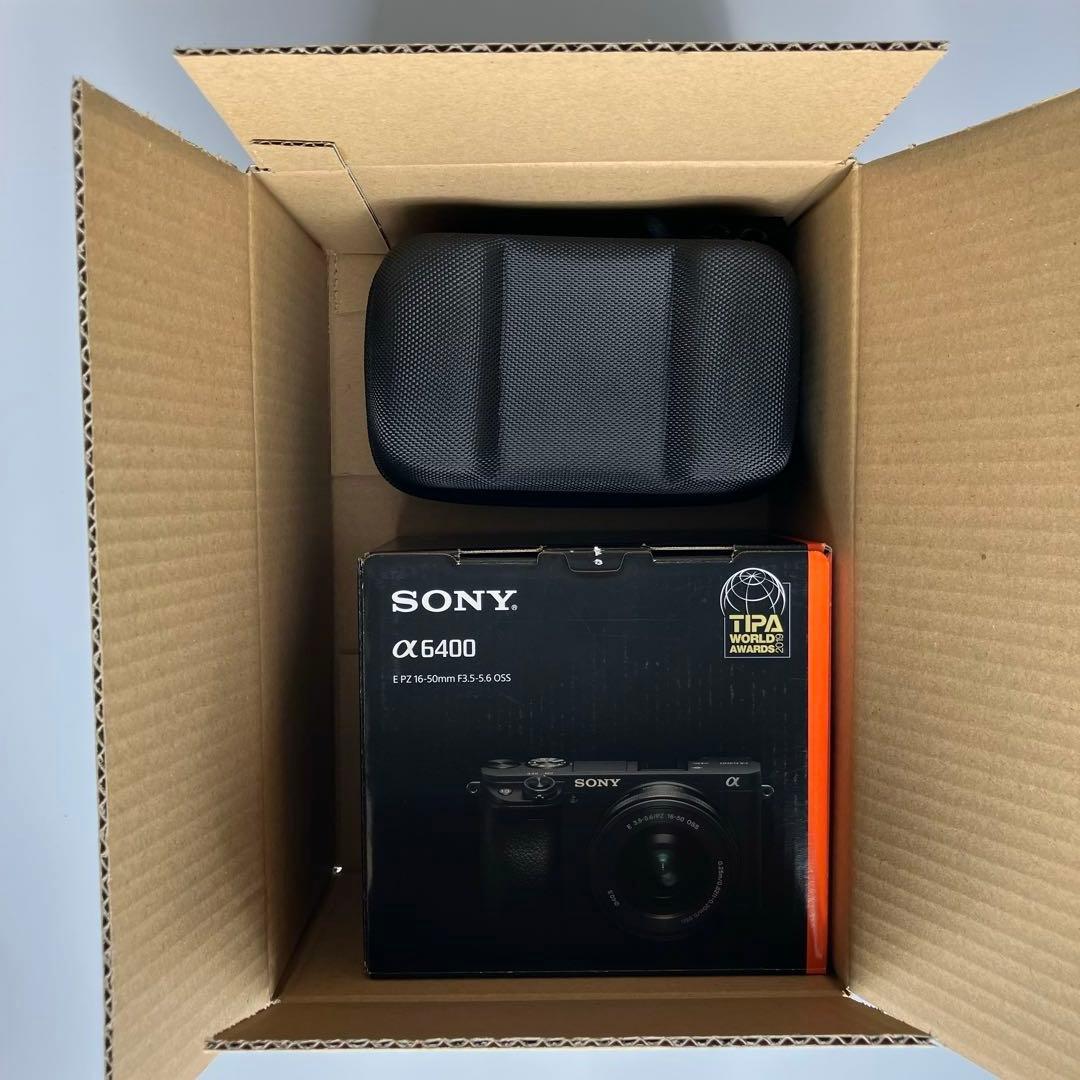 SONY a6400レンズキット シャッター回数54回【アクセサリー類装備済み】