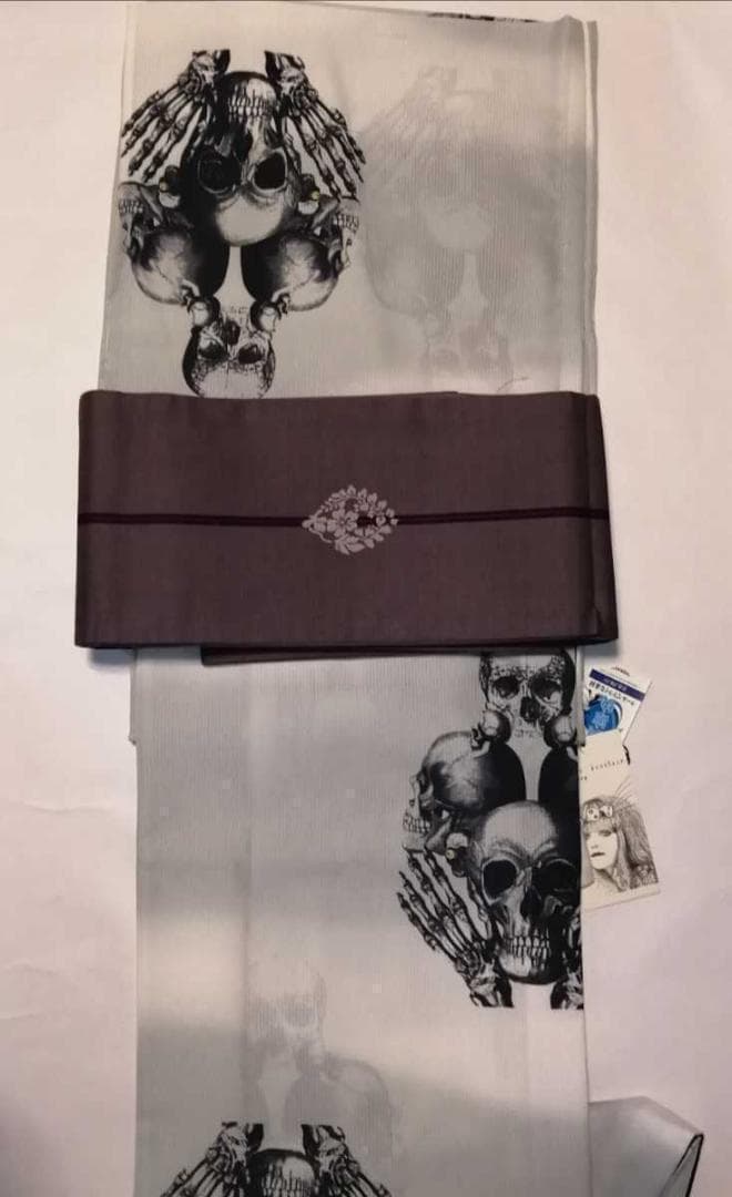 ★バニラあいす★シャルル アナスタス浴衣.スカル骸骨.グレー白