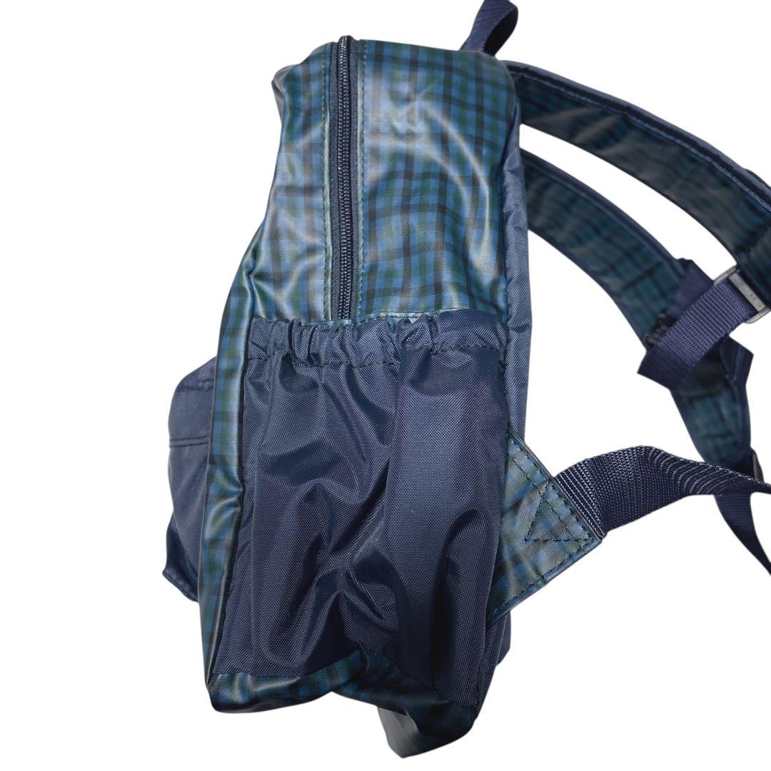 ［新品］familiar ファミリア　リュック　ネイビー チェック柄　キッズ