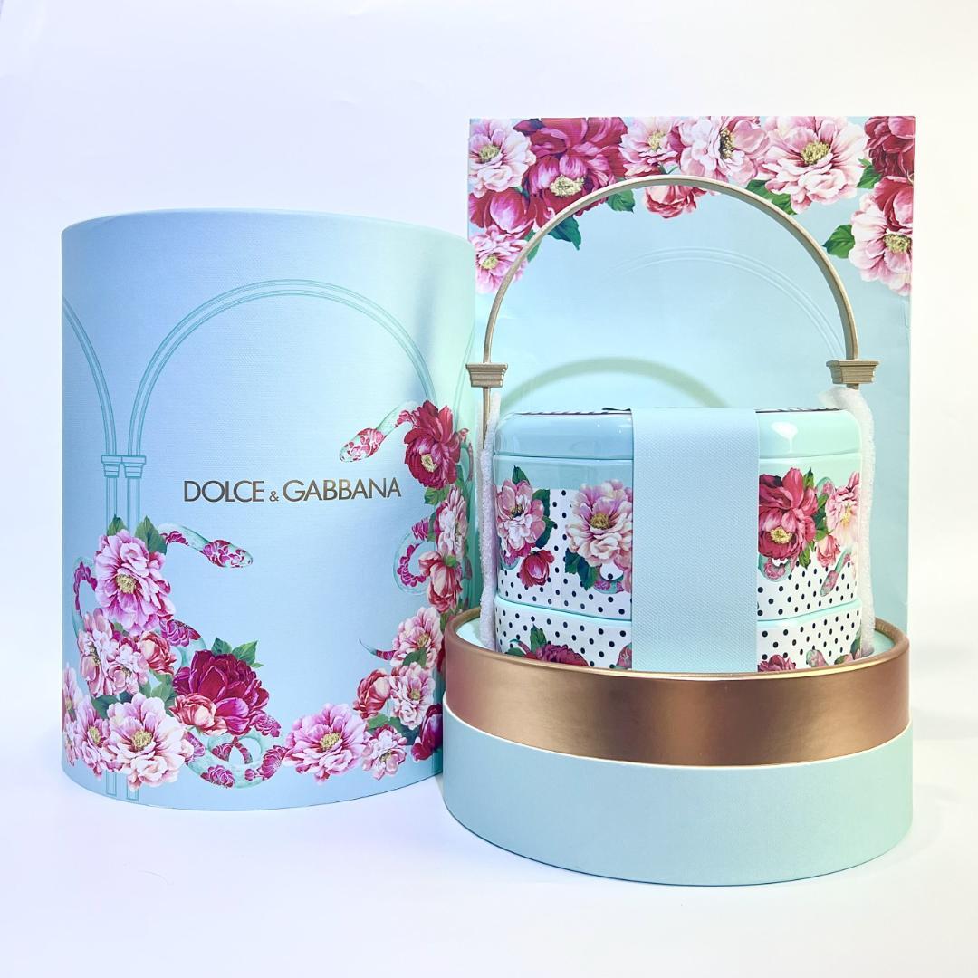 D&G ドルチェ&ガッバーナ 花柄 スィーツボックス 小物入れ レア 未使用品