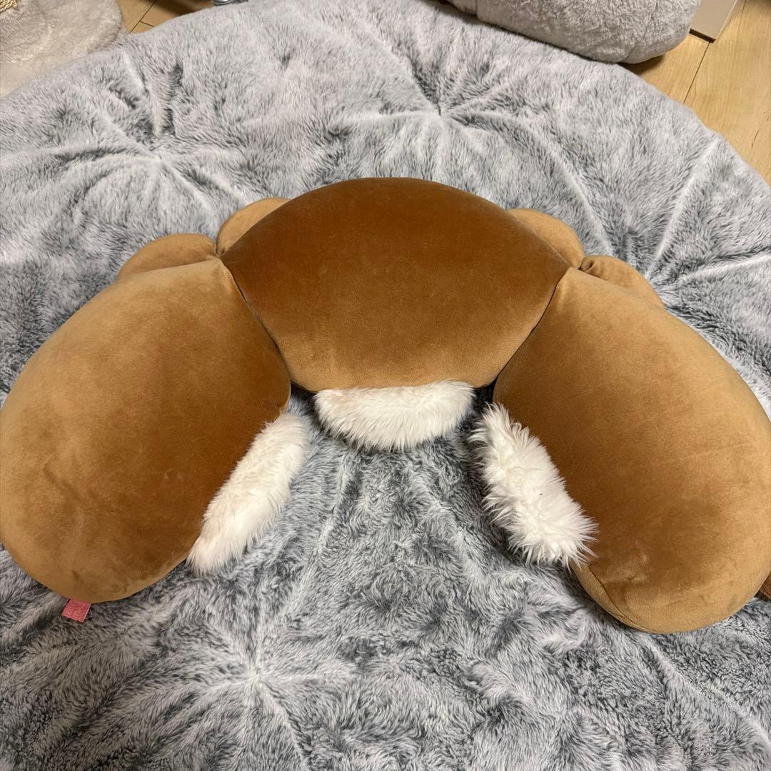 【チャイロイコグマ2点】くたくた抱きぐるみお花畑の小さな子うさぎ・3連ぬいぐるみ