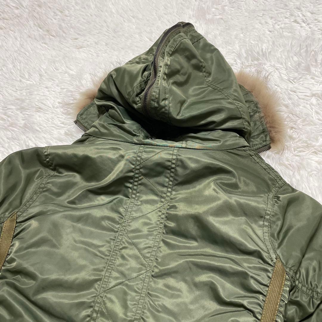 AVIREX リアルファー 短丈 N-2B グランジ y2k 平成ギャル M