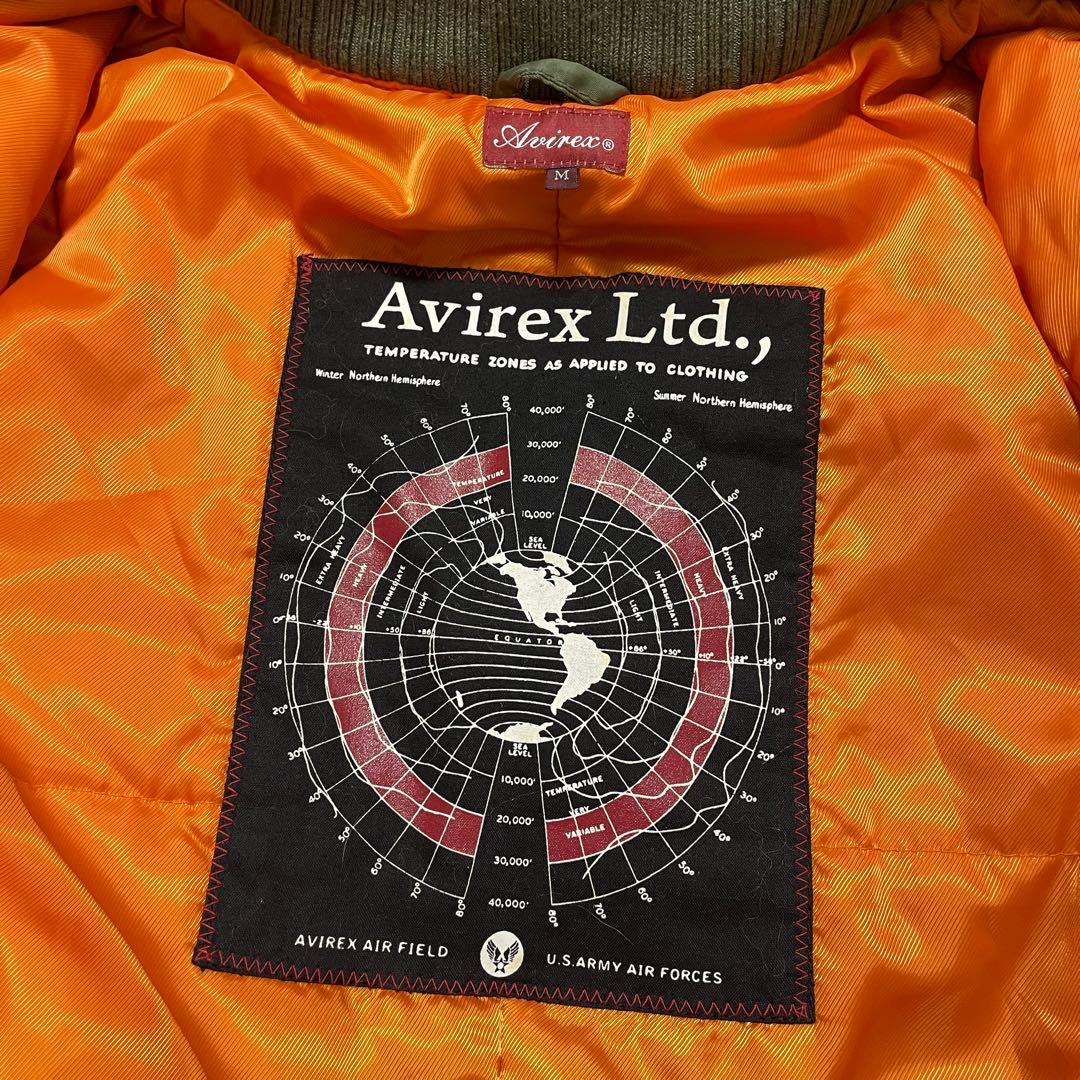 AVIREX リアルファー 短丈 N-2B グランジ y2k 平成ギャル M