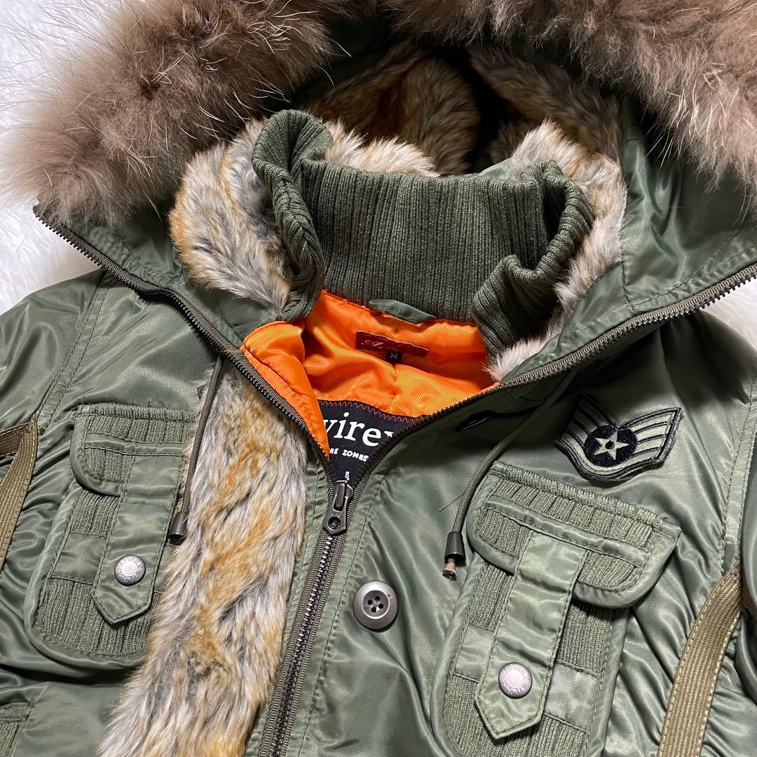 AVIREX リアルファー 短丈 N-2B グランジ y2k 平成ギャル M