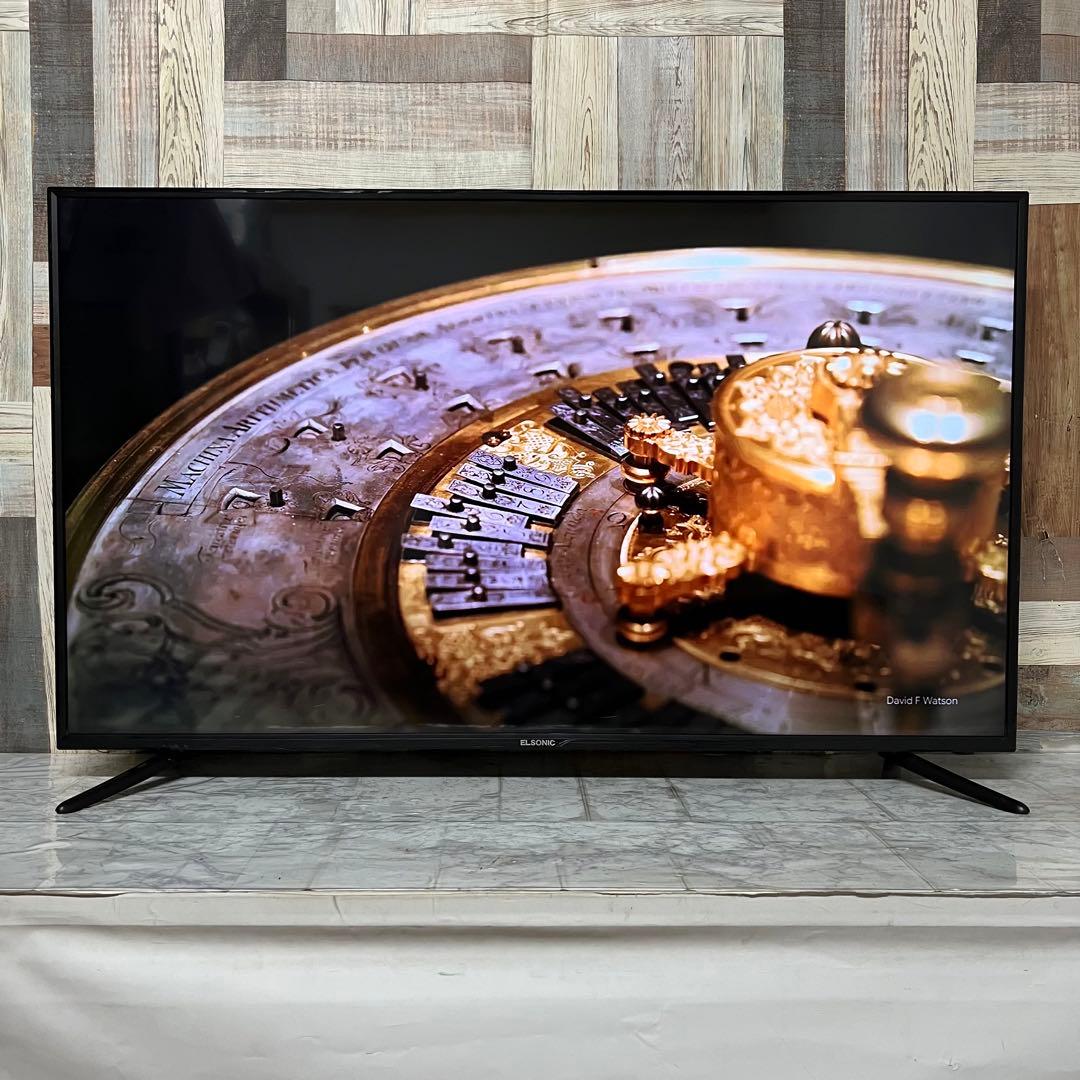 即日受渡❣️全国送料込ELSONIC49型4K液晶テレビWチューナー外付け録画可能