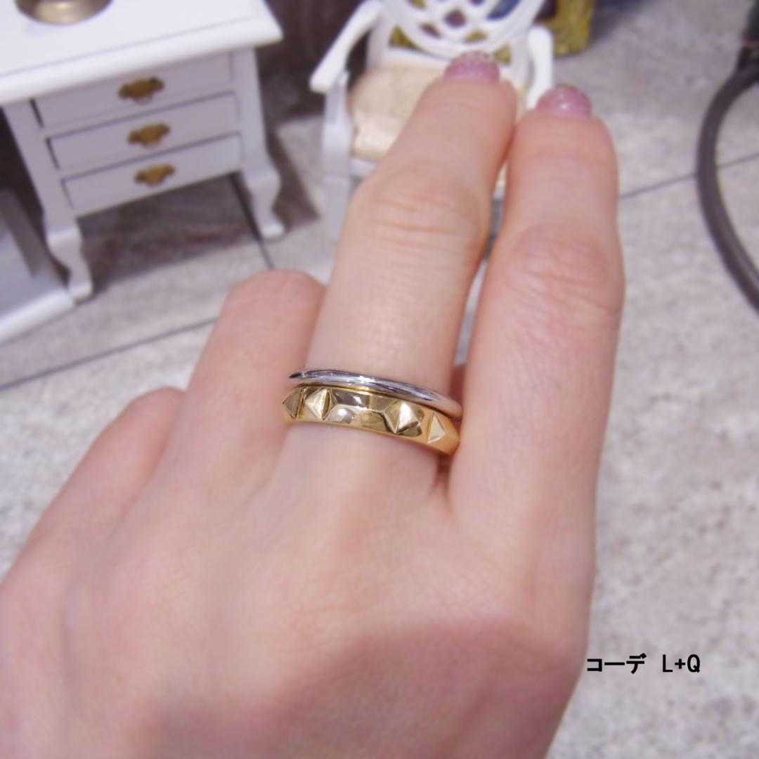第二弾‼️【Q】K18　13号　2.31ｇ　地金リング
