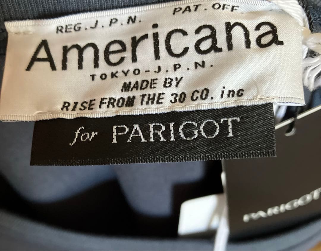【AMERICANA×PARIGOT】別注限定カットソーワンピース　タグ付き