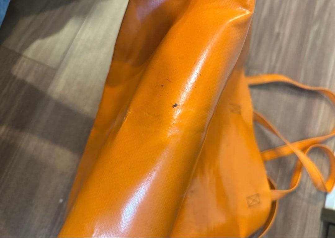 FREITAG リュックトート　オレンジ×ホワイト