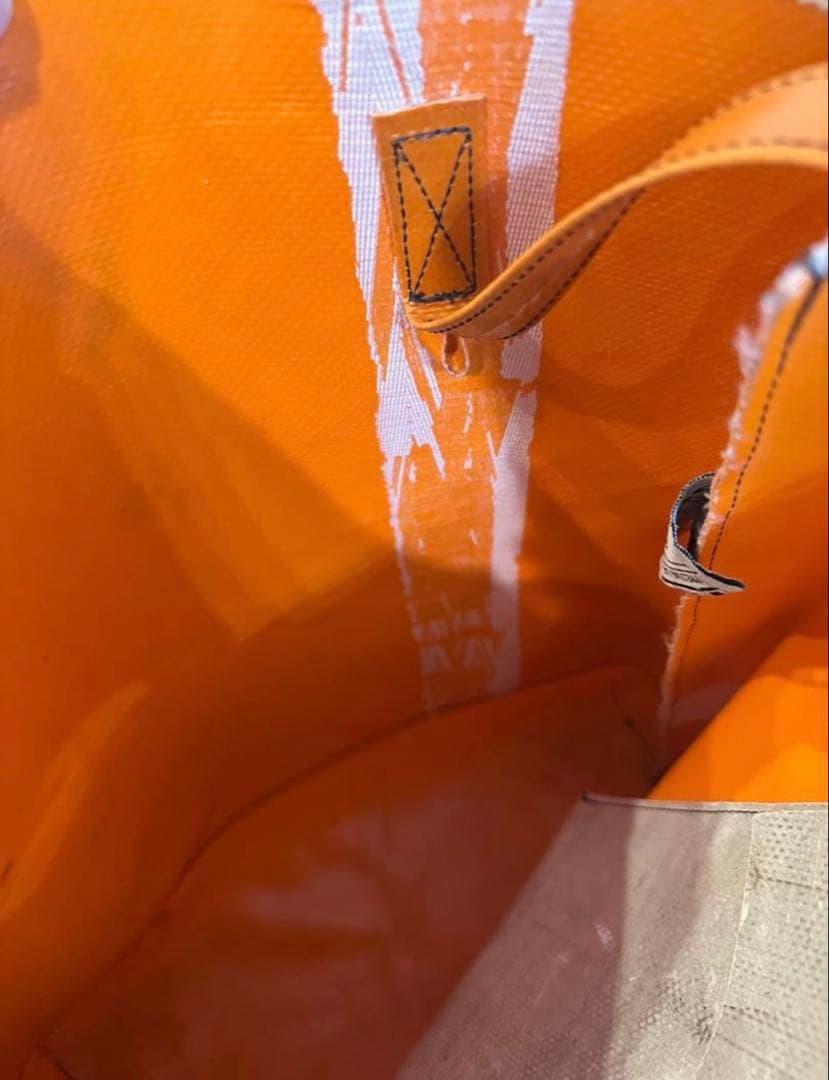 FREITAG リュックトート　オレンジ×ホワイト