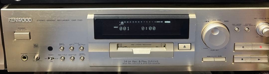 KENWOOD MDデコーダーDMF-7020 動作確認済リモコン付