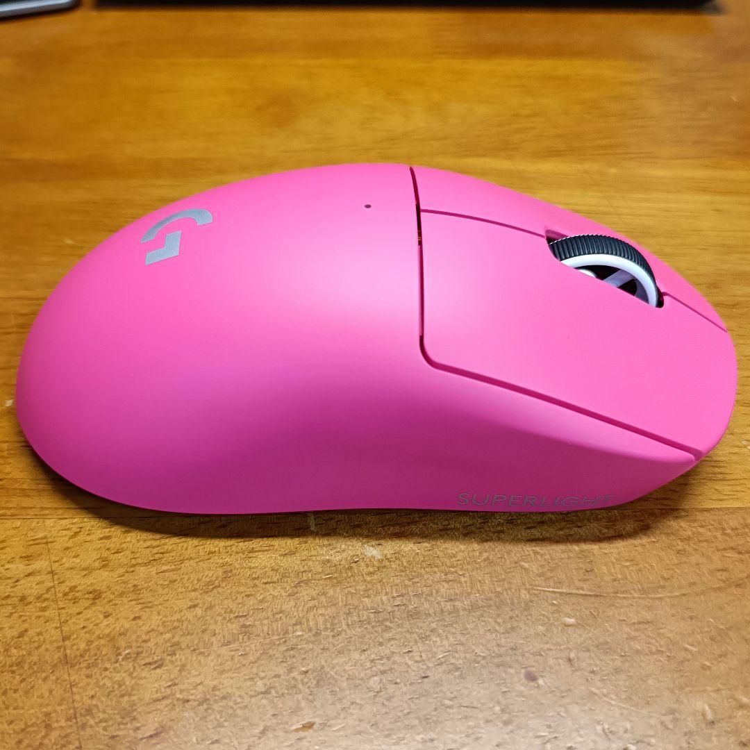 【 美品 】Logicool G PRO X SUPERLIGHT (マゼンタ)