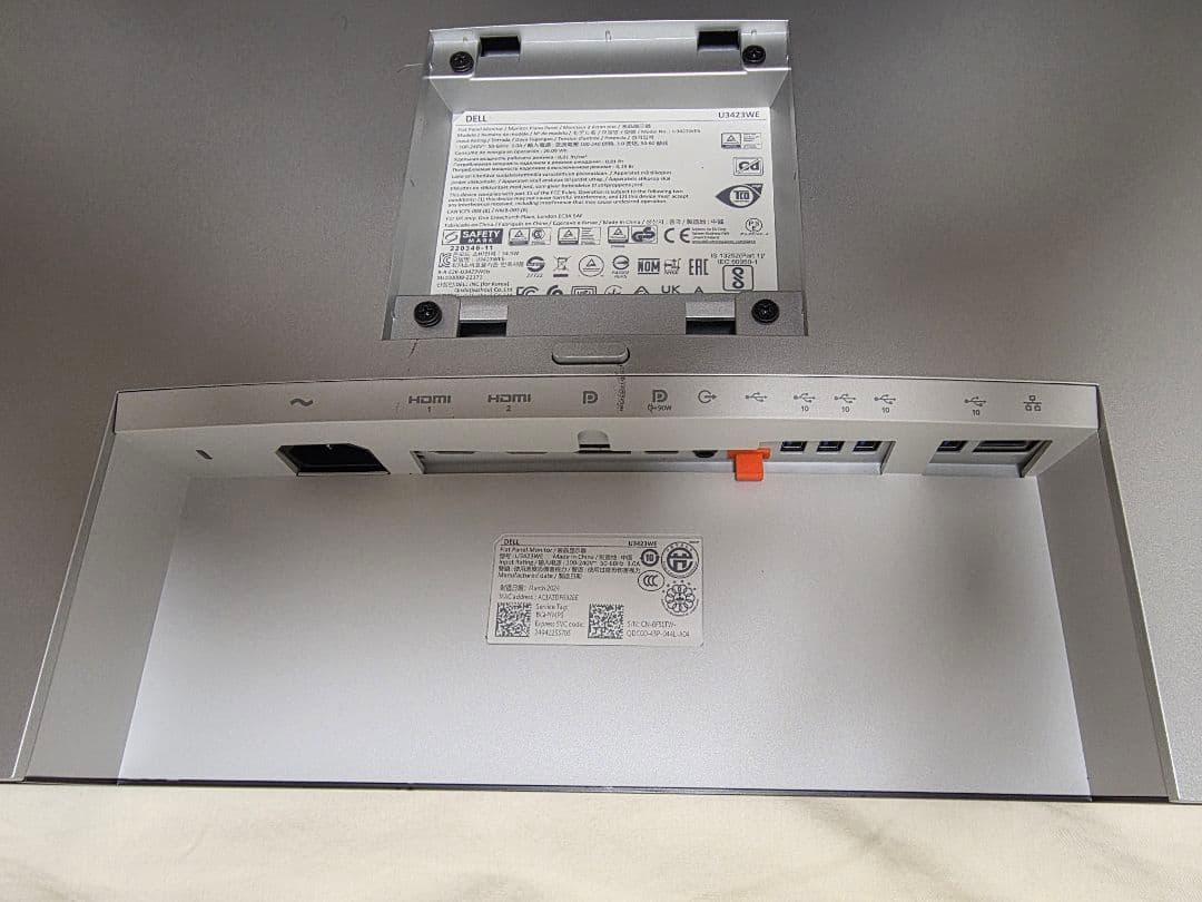 Dell U3423WE 曲面モニター　34インチ