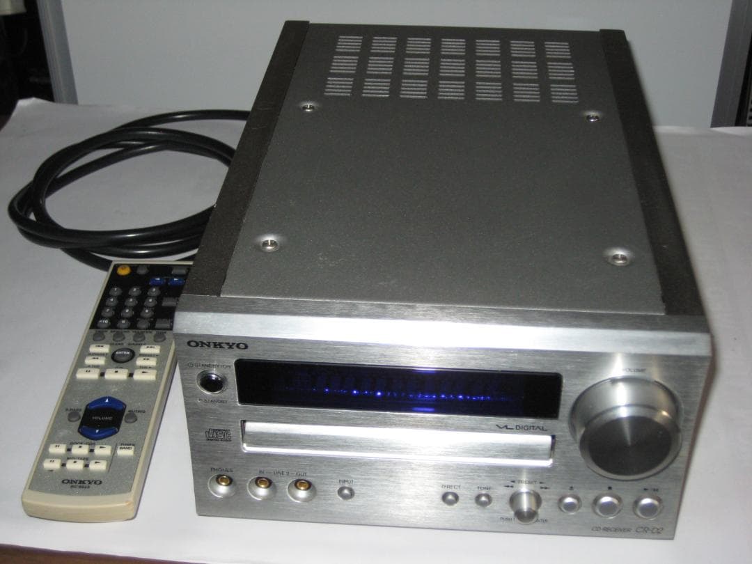 中古　ONKYO CR-D2 CDレシーバー 本体とリモコン付き