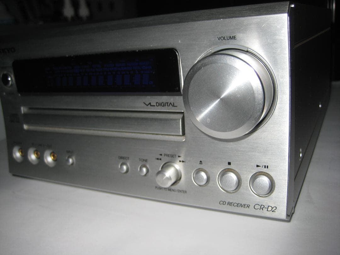 中古　ONKYO CR-D2 CDレシーバー 本体とリモコン付き