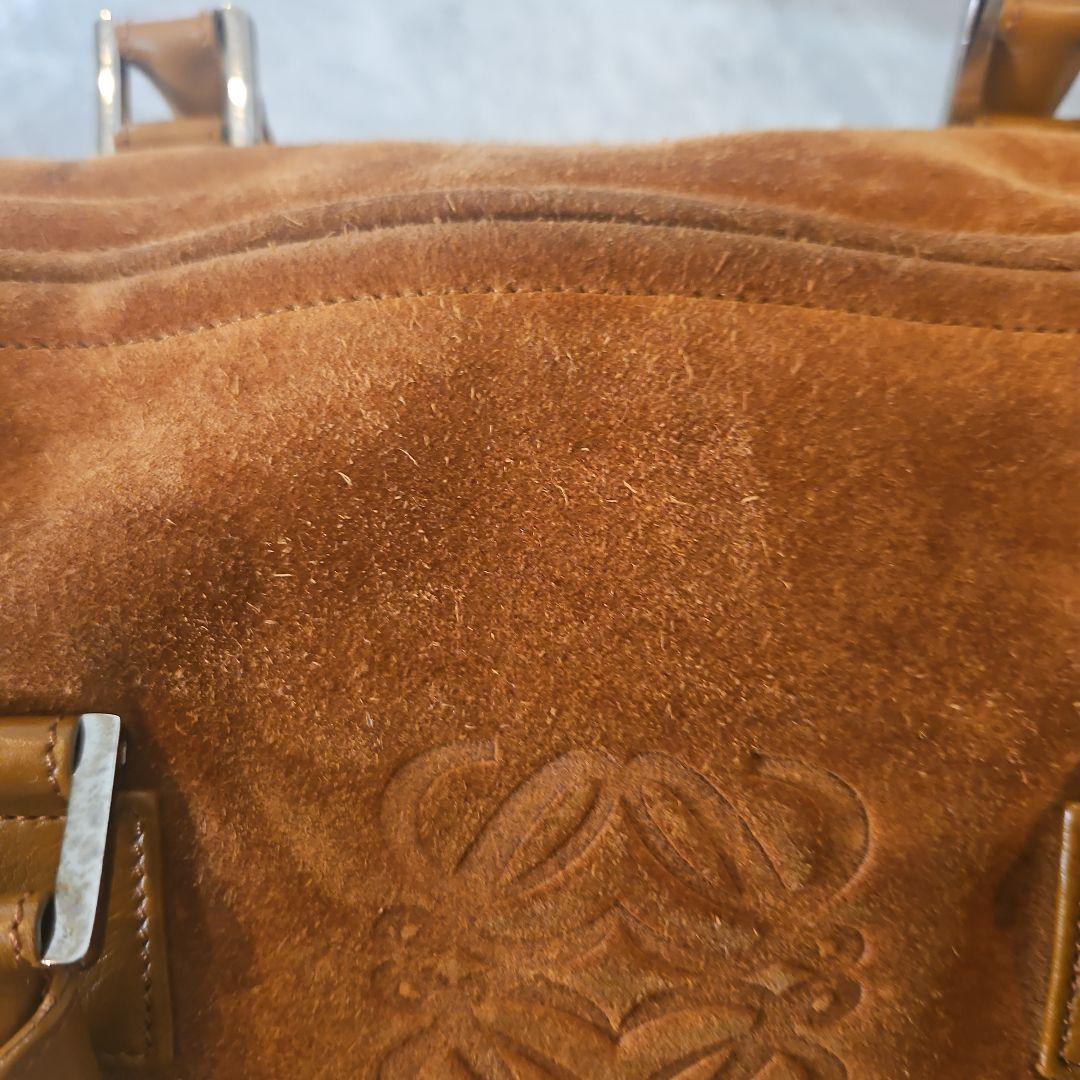 LOEWE スエード ハンドバッグ ブラウン