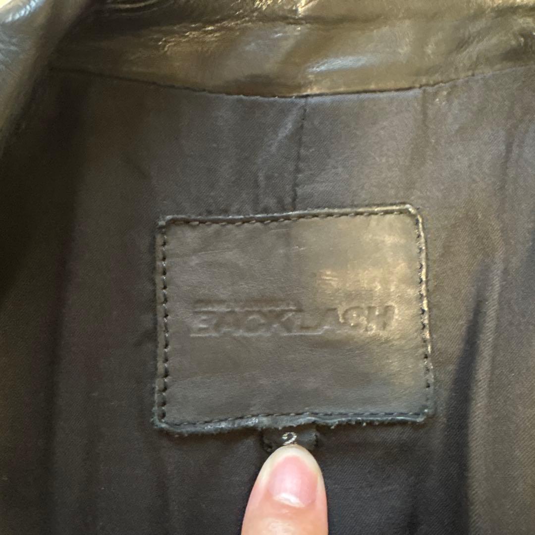 【JOKER】BACKLASH レザーテーラードジャケット