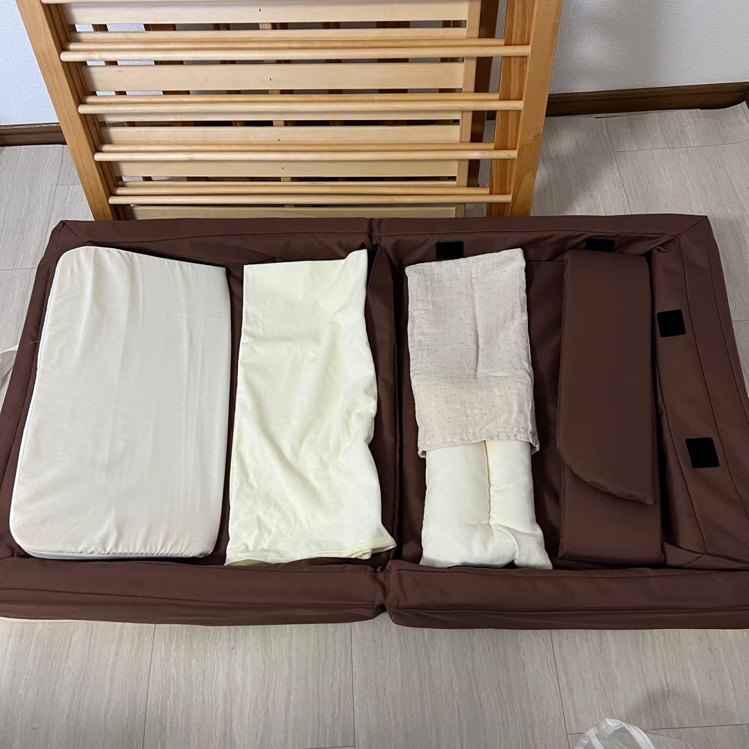 ファルスカ ベッドサイドベッド03＋新品ファルスカ コンパクトベッドフィットL